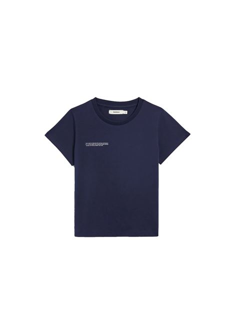 Navy Blue PPRMINT Organic Cotton T-Shirt Core PANGAIA KIDS | 10000430NAVY BLUE